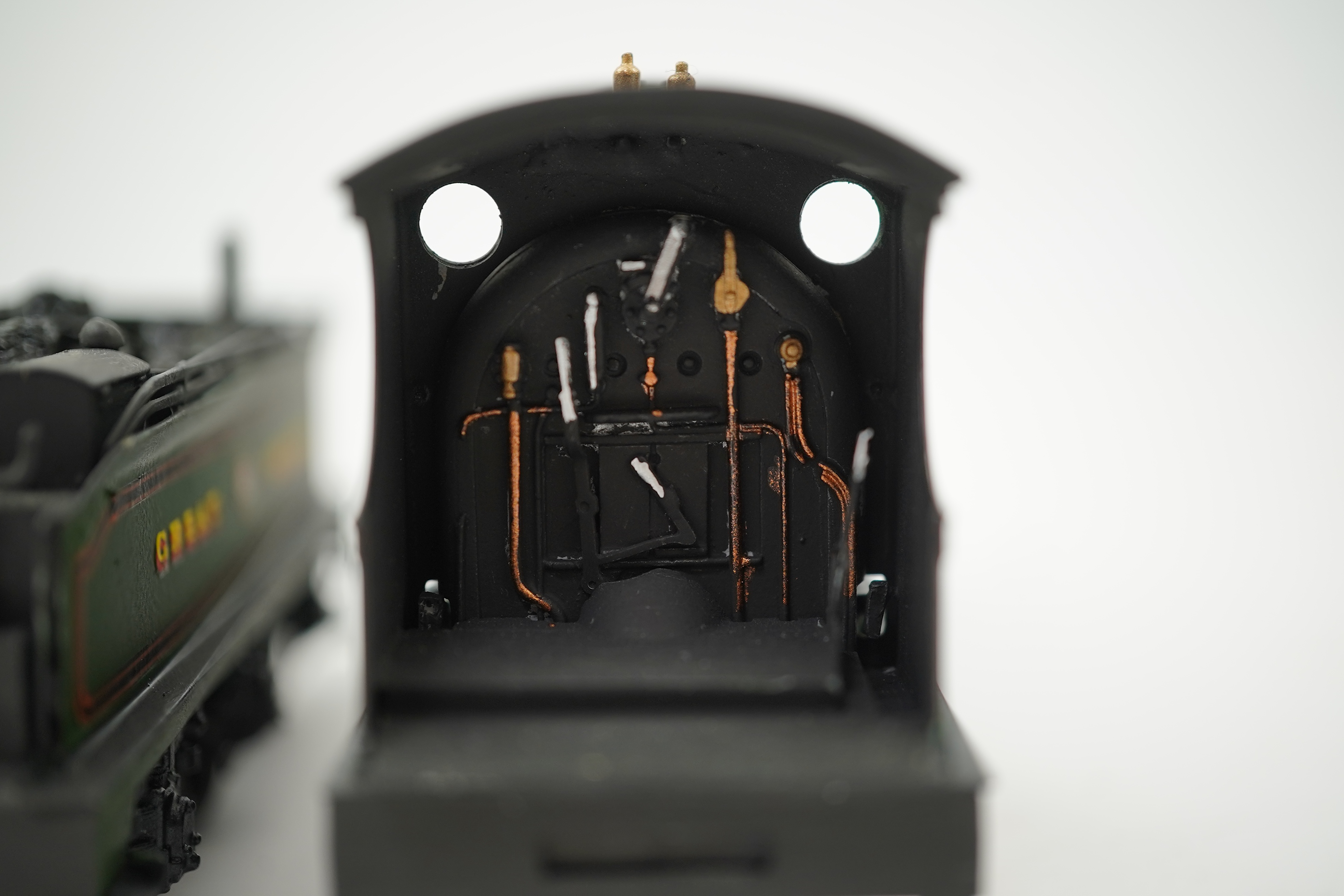 Two 00 gauge brass and white metal kit built GWR tender locomotives; a 2900 class 4-6-0, Lady Macbeth 2905, together with a Dean ‘Crocodile’ No.38 4-6-0, constructed, painted and lined to a high standard, both motored fo